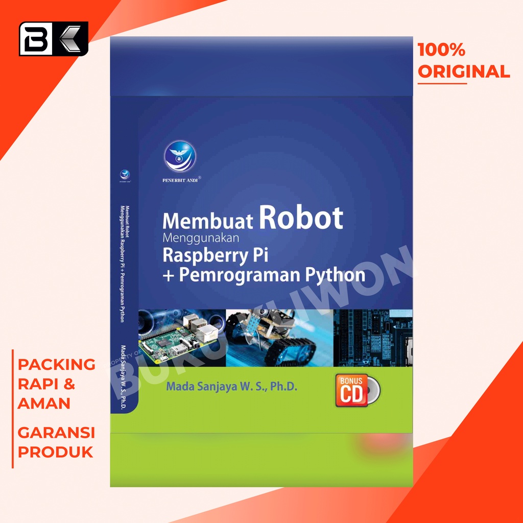 Jual Buku Membuat Robot Menggunakan Raspberry Pi + Pemrograman Python ...