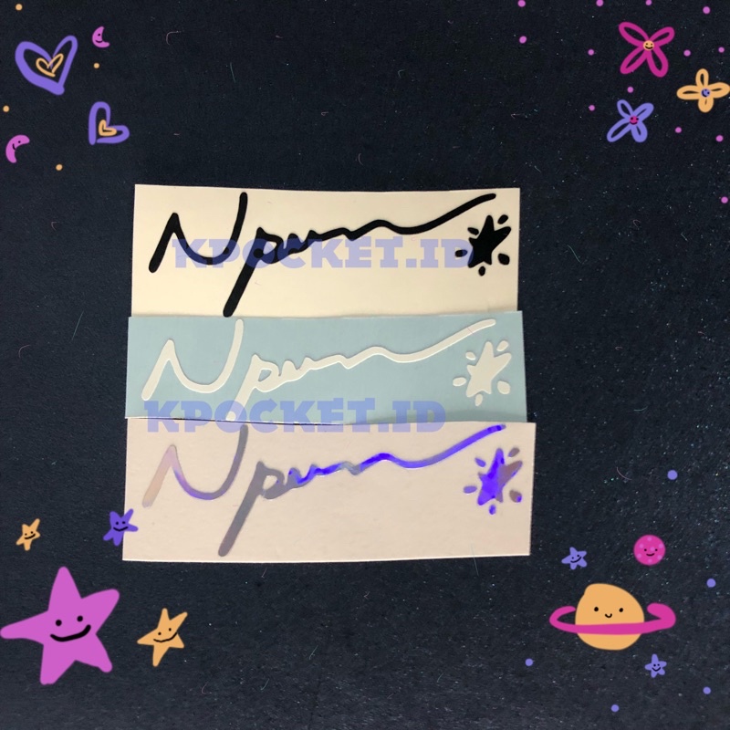 Jual STICKER SIGNATURE APO (@nnattawin) | Shopee Indonesia