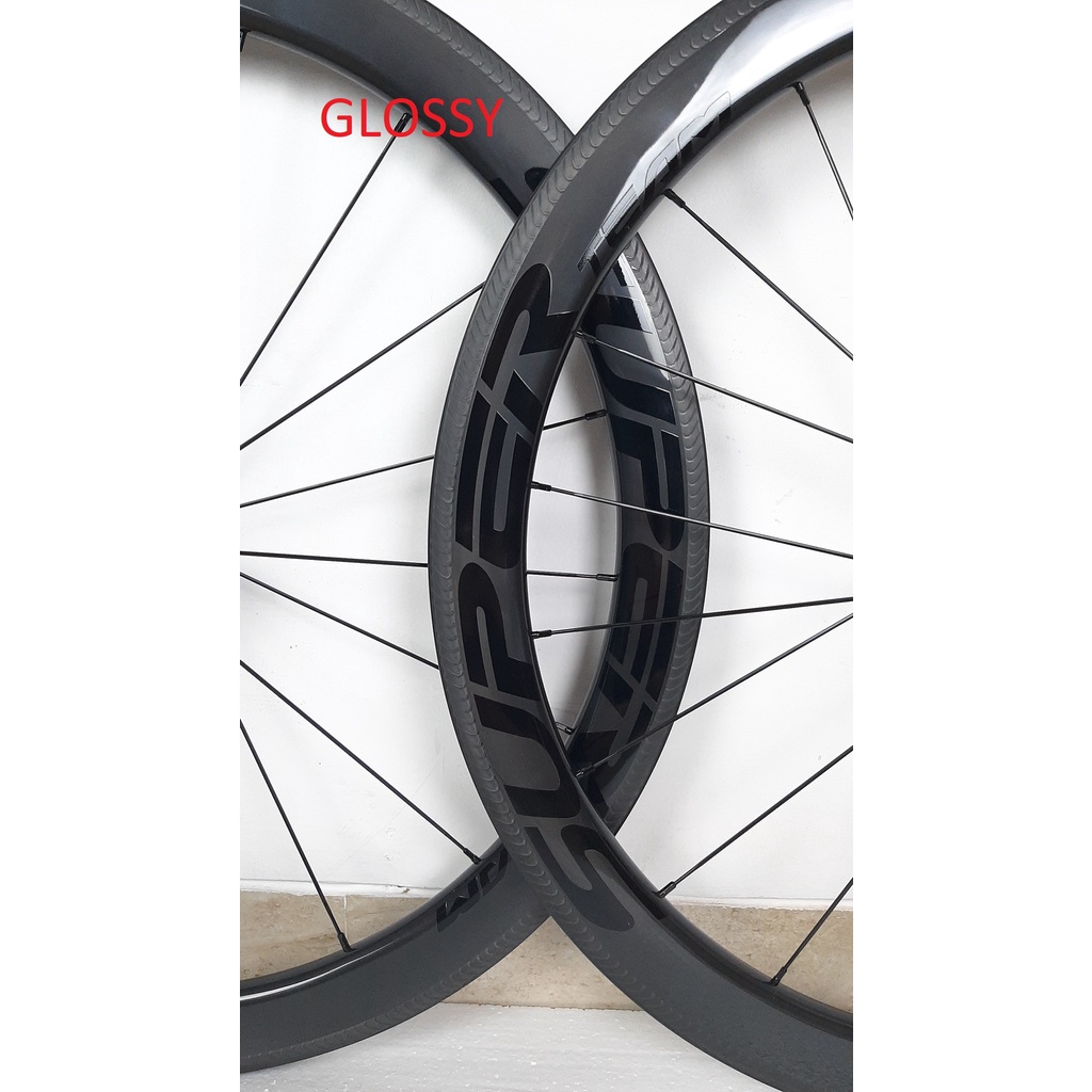Jual Superteam 50mm Curve Carbon Clincher Rim Brake Wheelset Road Bike ...