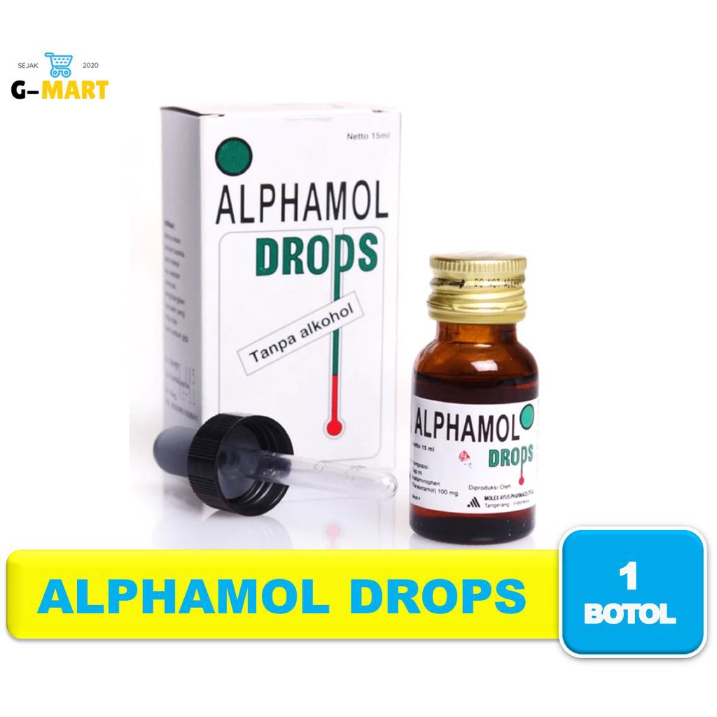 Jual Alphamol Drops 15ml Obat Panas Bayi Balita Shopee Indonesia