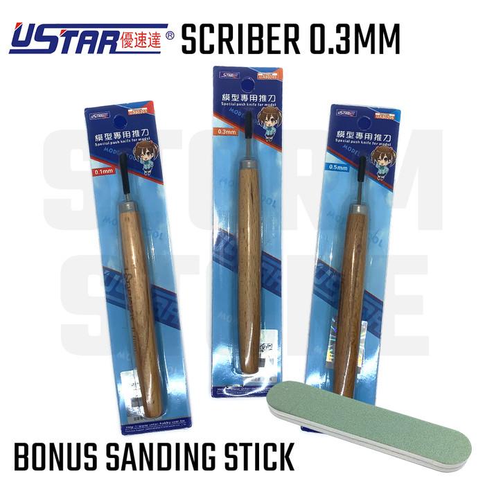 Jual Chisel Scriber Panel Line Knife 0.3Mm Gundam/Gunpla Model Kit