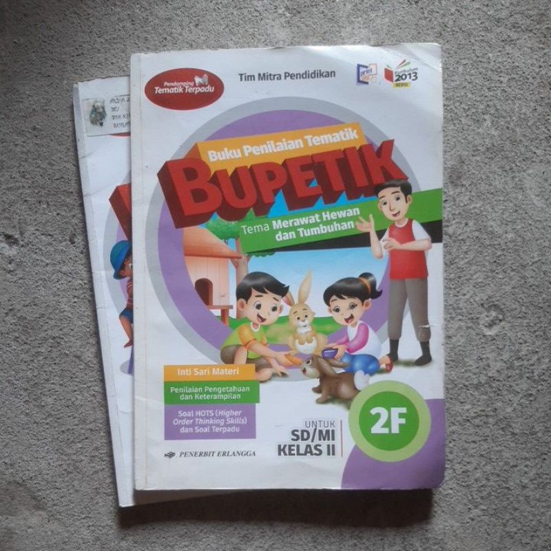 Jual buku Bupetik sd kelas 2. 2a.2b.2c.2d.2e.2f.2g.2h revisi kurikulum ...