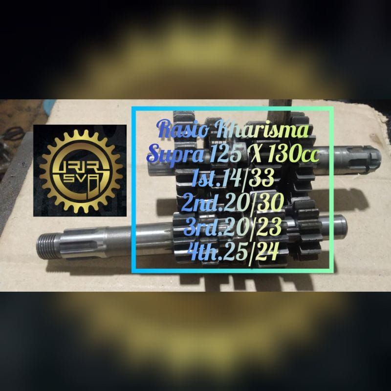 Jual Gigi Rasio Gear Ratio Gir Rasio Honda Kharisma Kirana Supra X 125