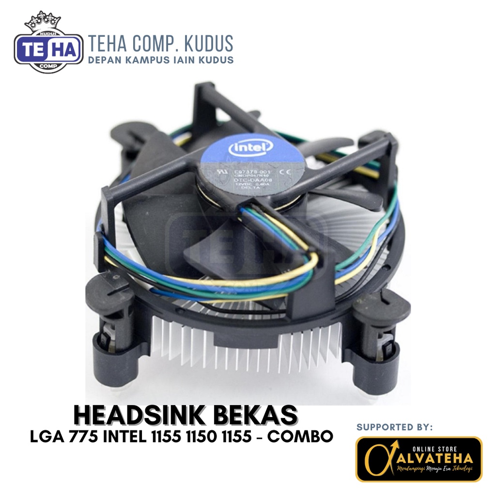 Jual Fan Processor HSF LGA 775 1155 1150 1200 1700 Combo Heatsink Proc ...