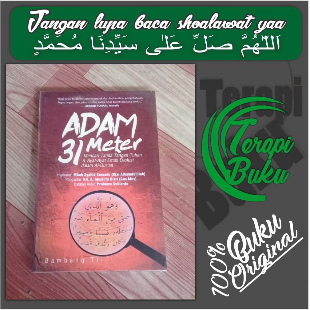 Jual Buku Adam 31 Meter Mencari Tanda Tangan Tuhan Dan Ayat Ayat Emas