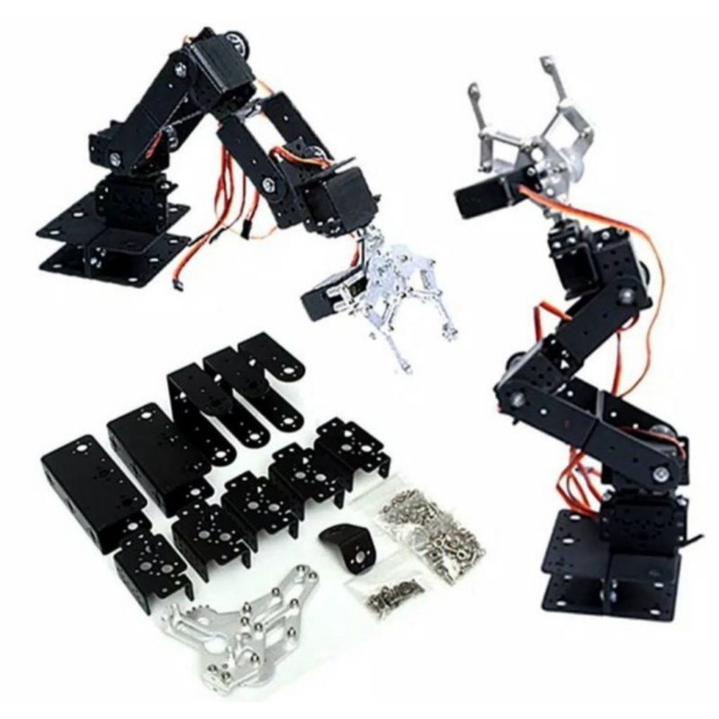 Jual Robotik ARM 1 set 6 doff manipulator DIY kit | Shopee Indonesia