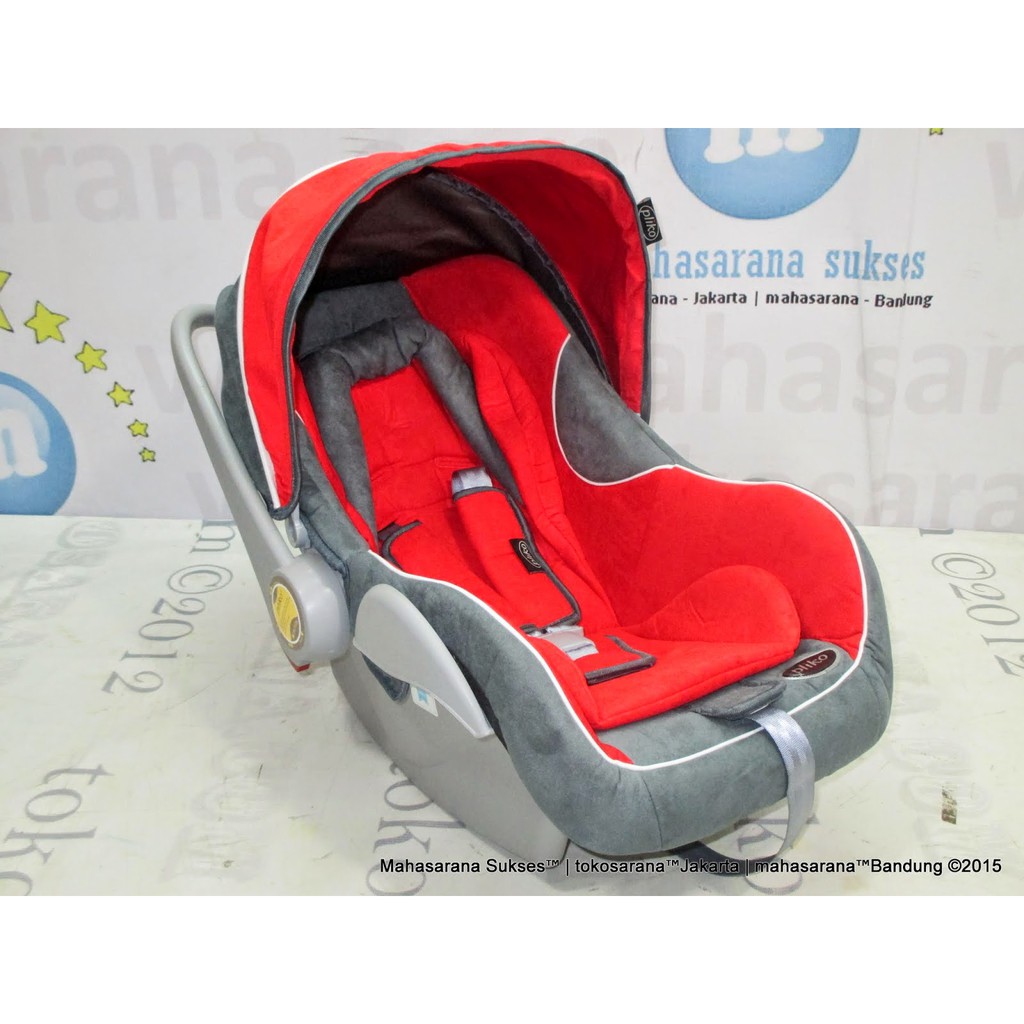 Jual Infant Car Seat Pliko New Born 13Kg Place Rearfacing on Vehicle Seat 2 In One Baby Car Seat PK02 Red Shopee Indonesia