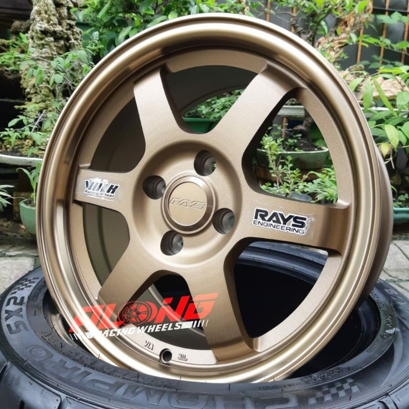 Jual Repl. VELG Rays TE37-OG R15 BRONZE SUPER COPY - LIKE ORIGINAL ...
