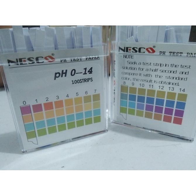 Jual Kertas PH Nesco / PH Paper / Lakmus Mengetahui Kadar Air ( asam ...