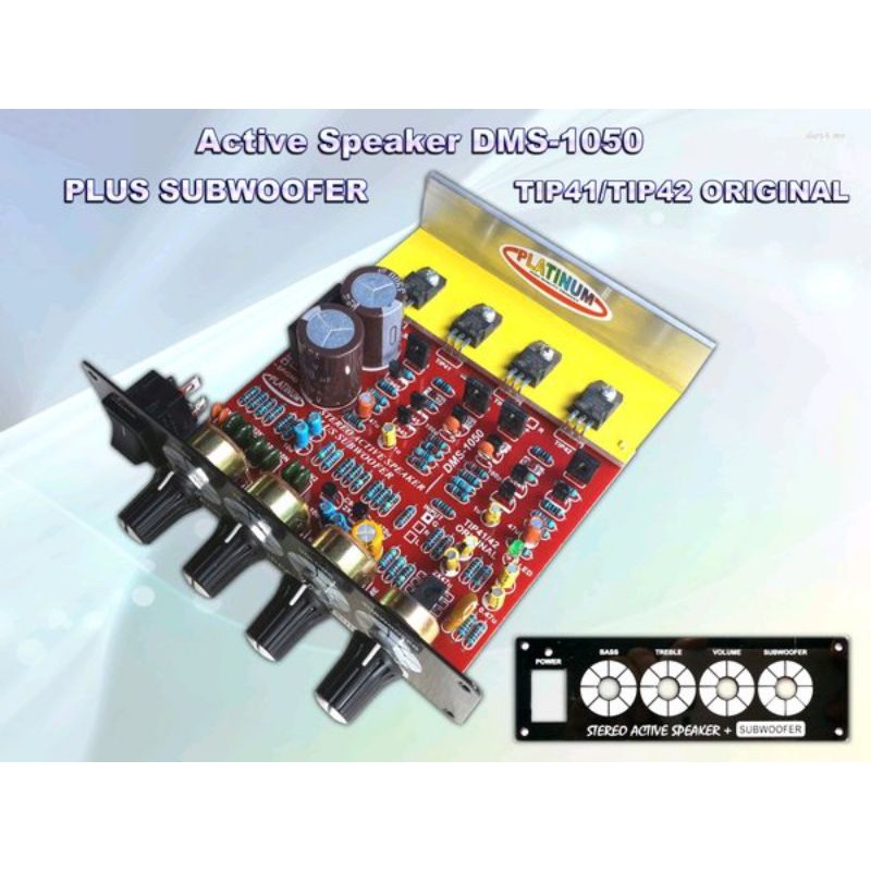Jual KIT POWER AMPLIFIER SPEAKER AKTIF "DMS1050" PLUS SUB WOOFER