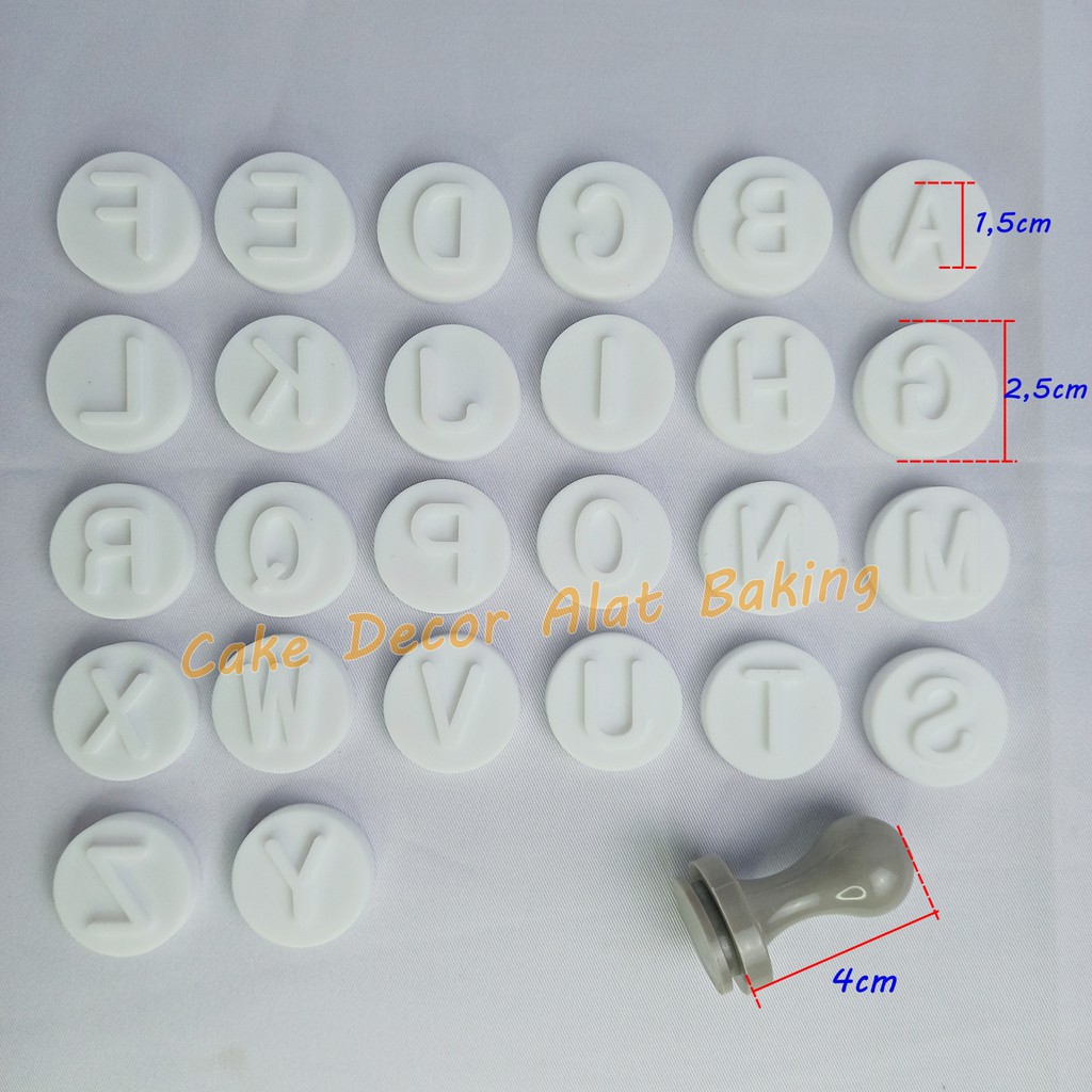 Jual Alphabet stamp embosser Uppercase | Shopee Indonesia
