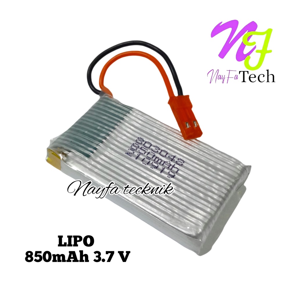 AMZZN 5PCS 3.7V 800mAh 30C JST Plug Lipo Battery with 5-in-1 Charger for SYMA X56W MJX X400W X300C X800 HS110 HS200 S670 V950HD S1750 V2450 Remote Control Quadcopter