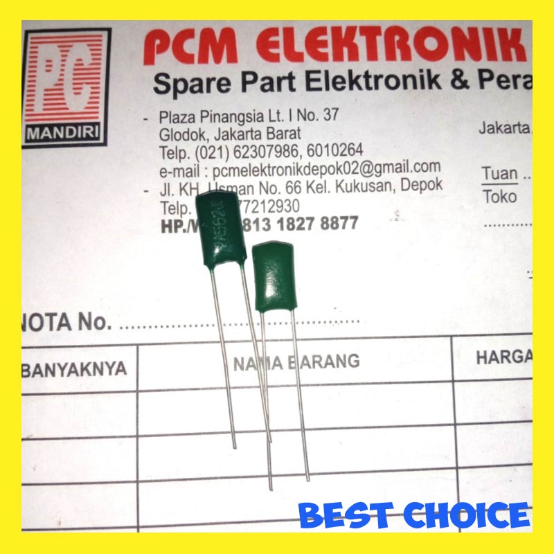Jual kapasitor 2A562 5n6 562 0.0056 100v | Shopee Indonesia