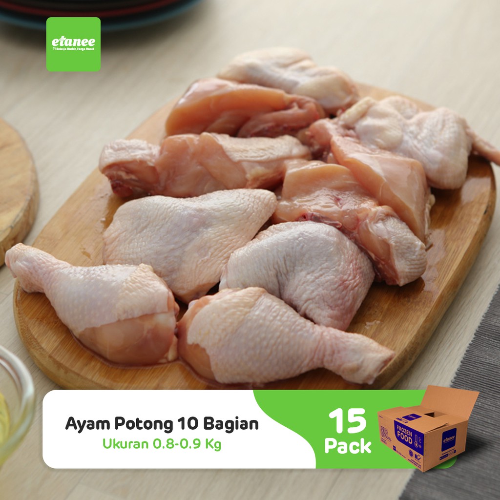 Jual Daging Ayam Potong Etanee Ukuran Kg Frozen Box Isi Ekor Shopee Indonesia