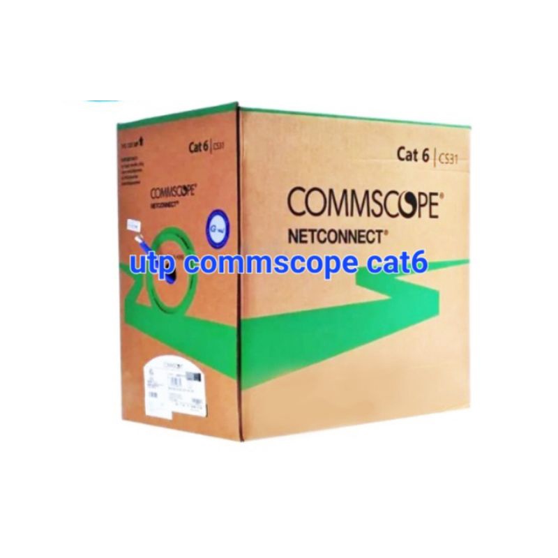 Jual Kabel UTP Commscope cat6 305m indor Kabel LAN Rj45 | Shopee Indonesia