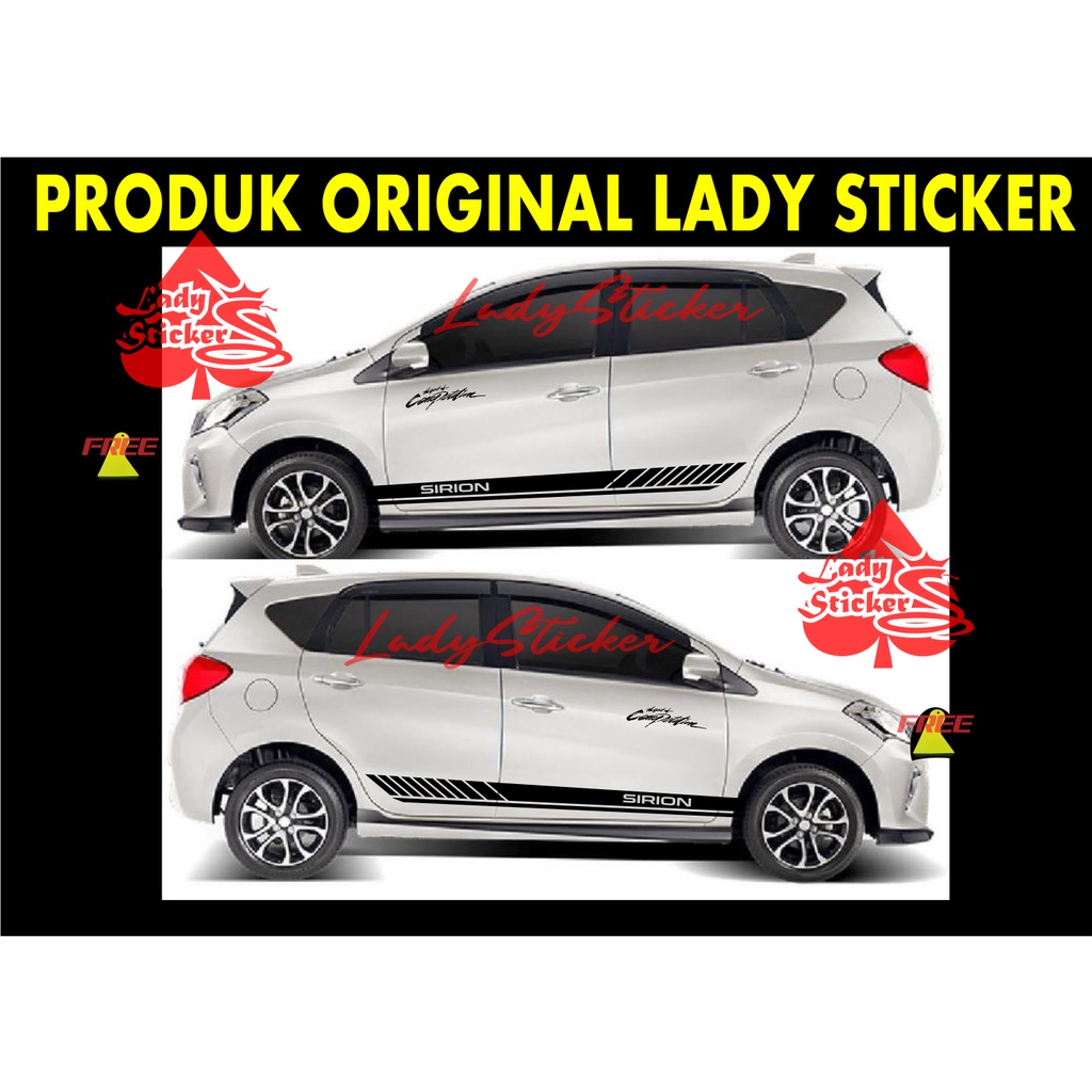 Jual CUTTING STICKER MOBIL SIRION STICKER LIST MOBIL DAIHATSU ALL NEW ...