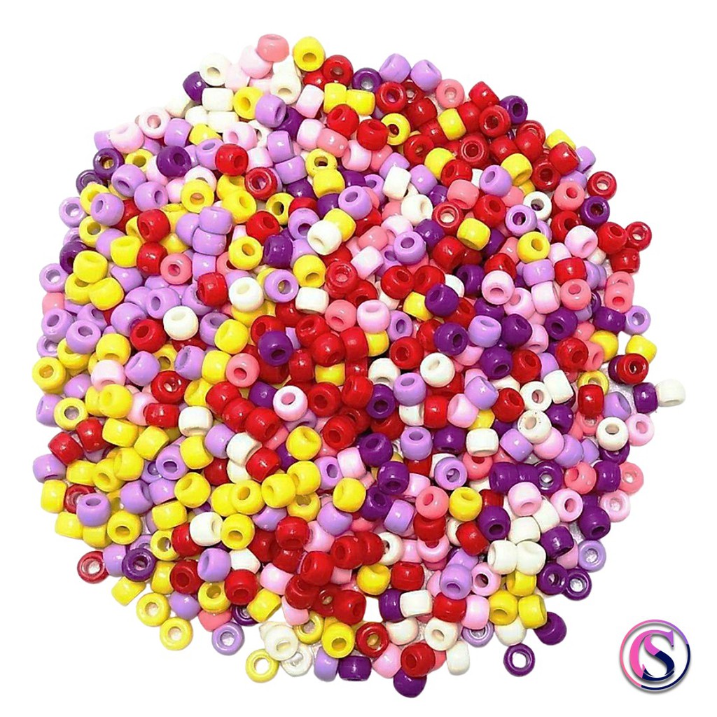 Jual Manik / mote rambut / mote dop / mote plastik lubang besar ( per ...