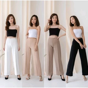 Celana Kulot Scuba Celana Kulot Scuba Celana Kulot Wanita Kulot Wanita Ehzy Store