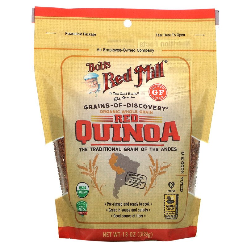 Jual Bob's Red Mill Organic Whole Grain Red Quinoa 369 gr | Shopee ...