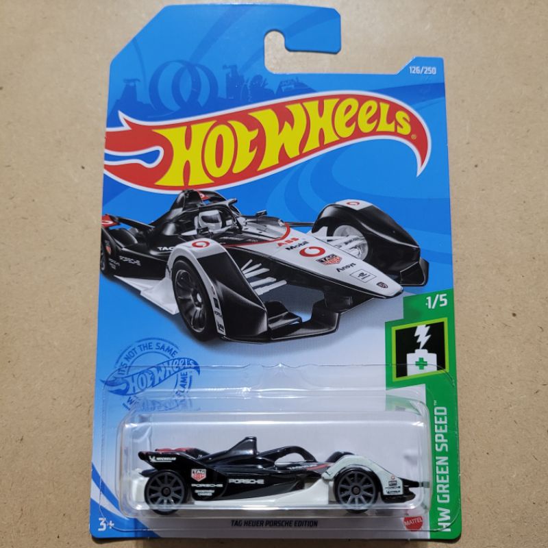 Jual Hot Wheels Formula E Gen Car Tag Heuer Porsche Edition Hw Green Speed Black White