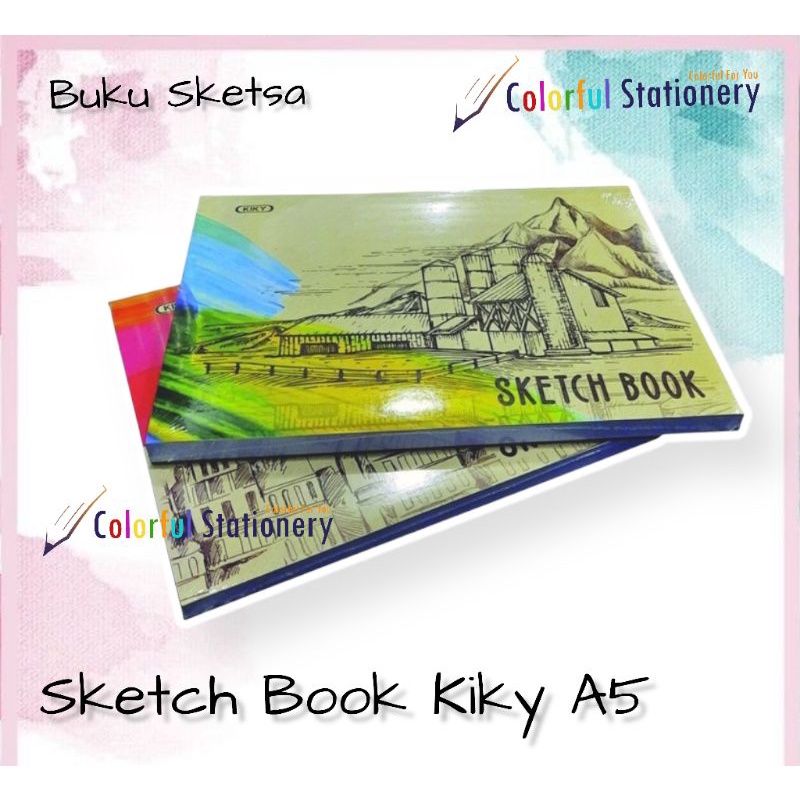Jual Sketch Book A5 / Buku Sketsa A5 Kiky (50 Lembar) Shopee Indonesia