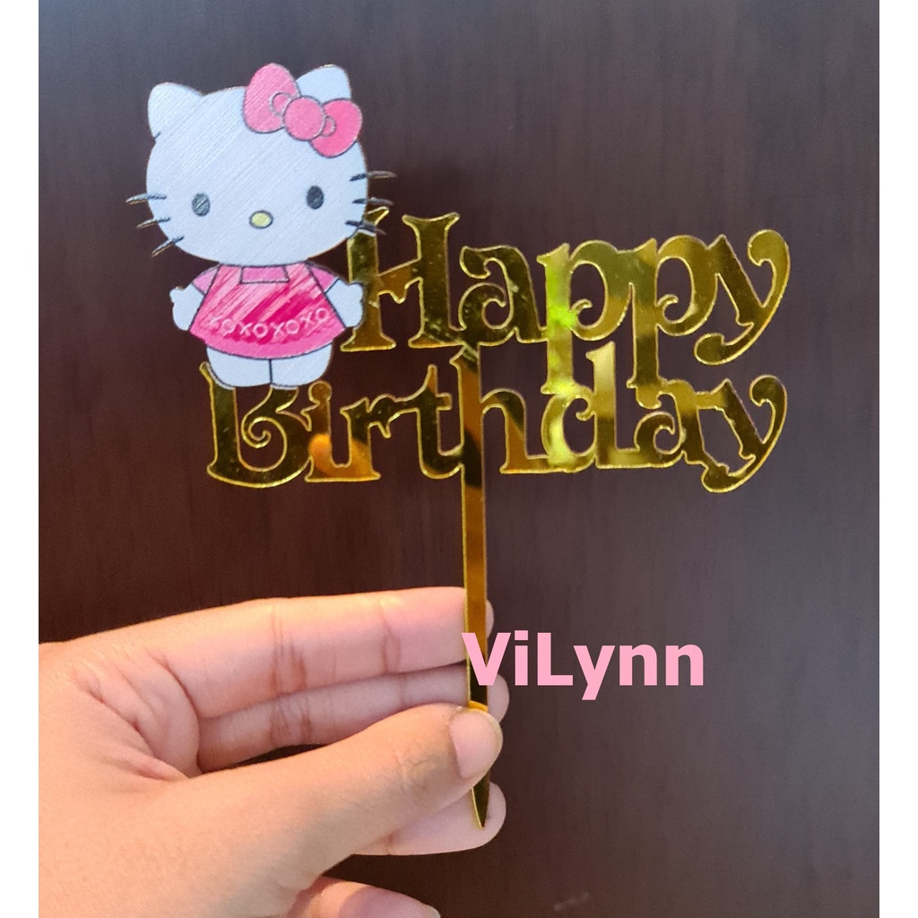 Jual Topper Hello Kitty / Topper Cake Hello Kitty | Shopee Indonesia