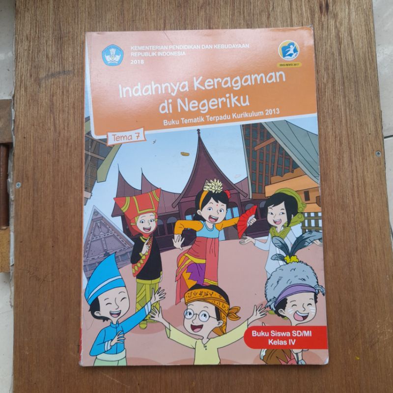 Jual Buku Indahnya Keragaman Di Negeriku Kelas 4 Sd Iv Tema 7 Tematik