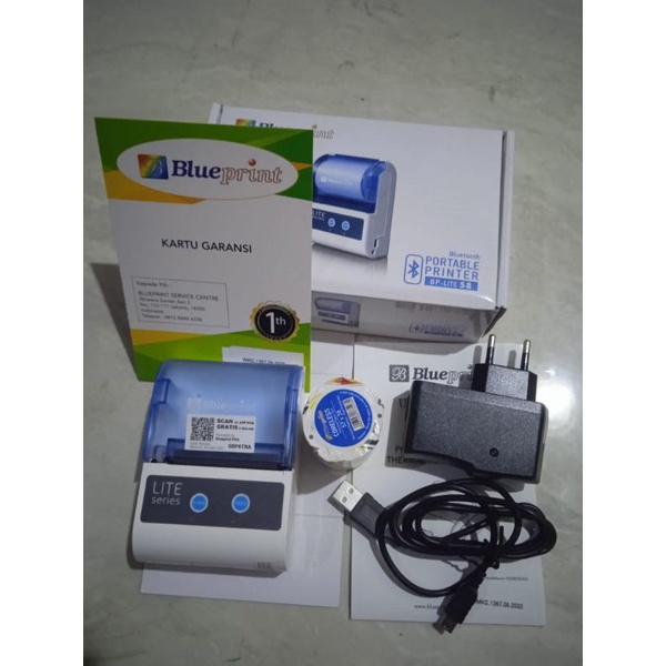 Jual Mini Portable Printer Bluetooth Thermal BLUEPRINT BPLITE58 / LITE
