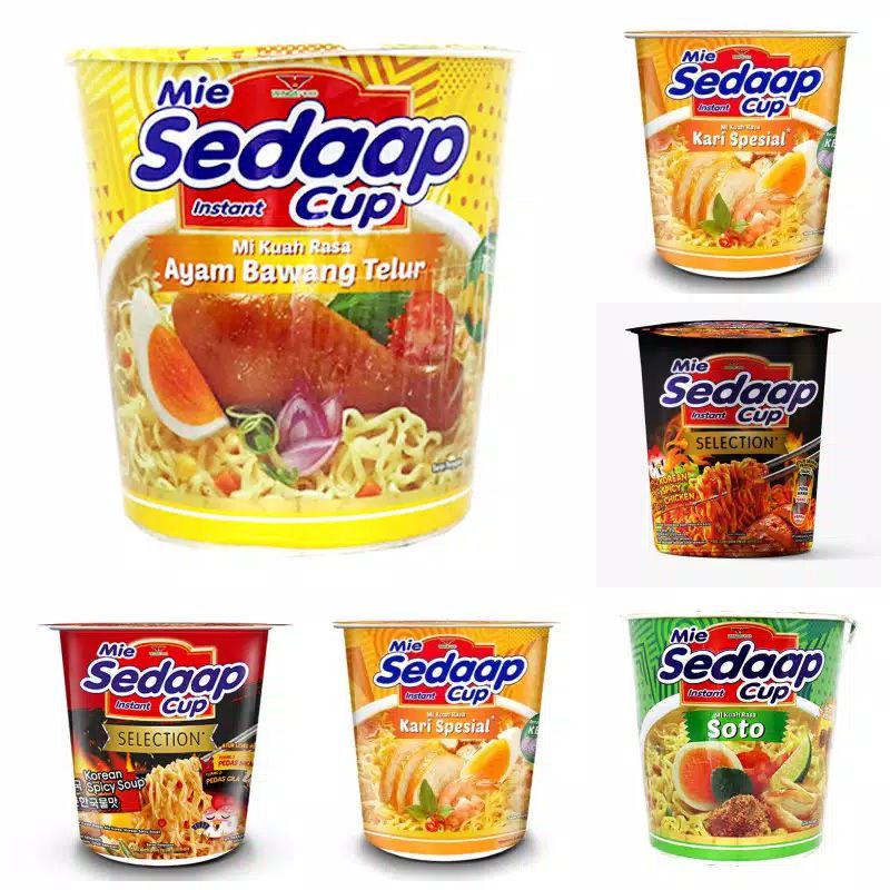 Jual Mie Sedaap Cup Mi Instant All Variant 73G | Shopee Indonesia