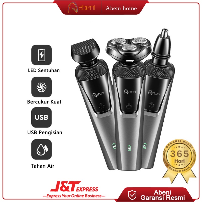 Jual Abeni Alat Cukur Jenggot Elektrik 3 In 1 Shaver Listrik Kumis Bulu ...