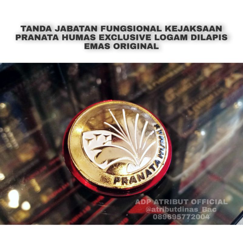 Jual Tanda Jabatan Fungsional Pranata Humas Kejaksaan RI | Shopee Indonesia