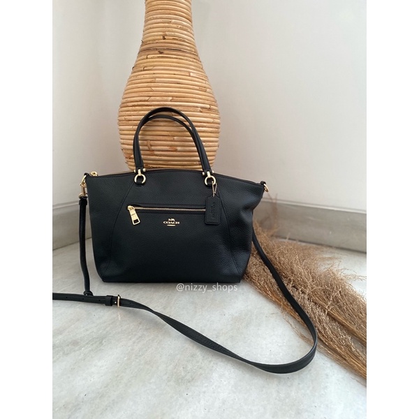 Coach prairie cheap satchel black