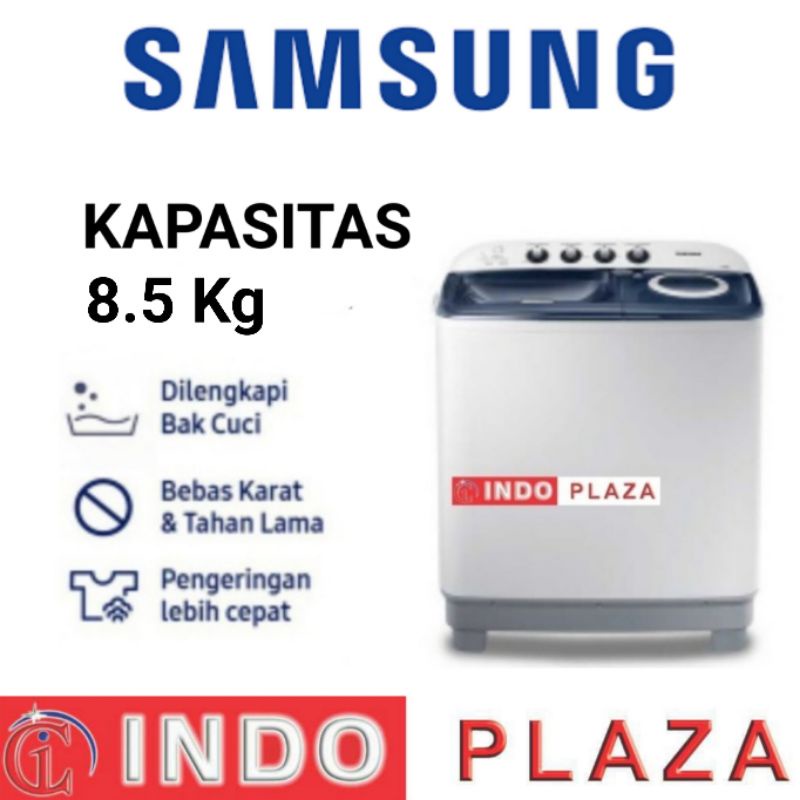 Jual Mesin Cuci 2 Tabung 8 Kg / 8kg - 8.5kg / 8.5 Kg SAMSUNG WT85H3210 ...