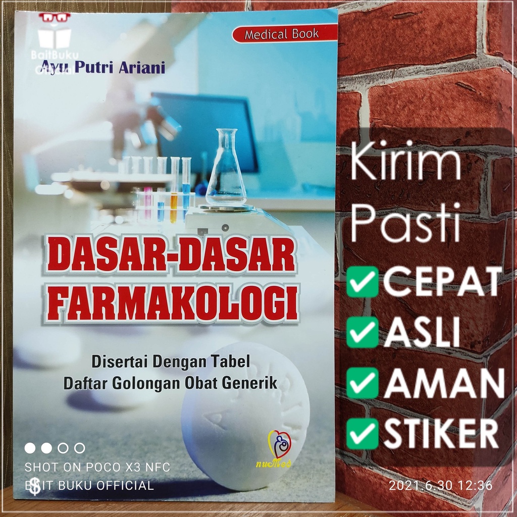 Jual DASAR-DASAR FARMAKOLOGI DISERTAI TABEL DAFTAR GOLONGAN OBAT ...