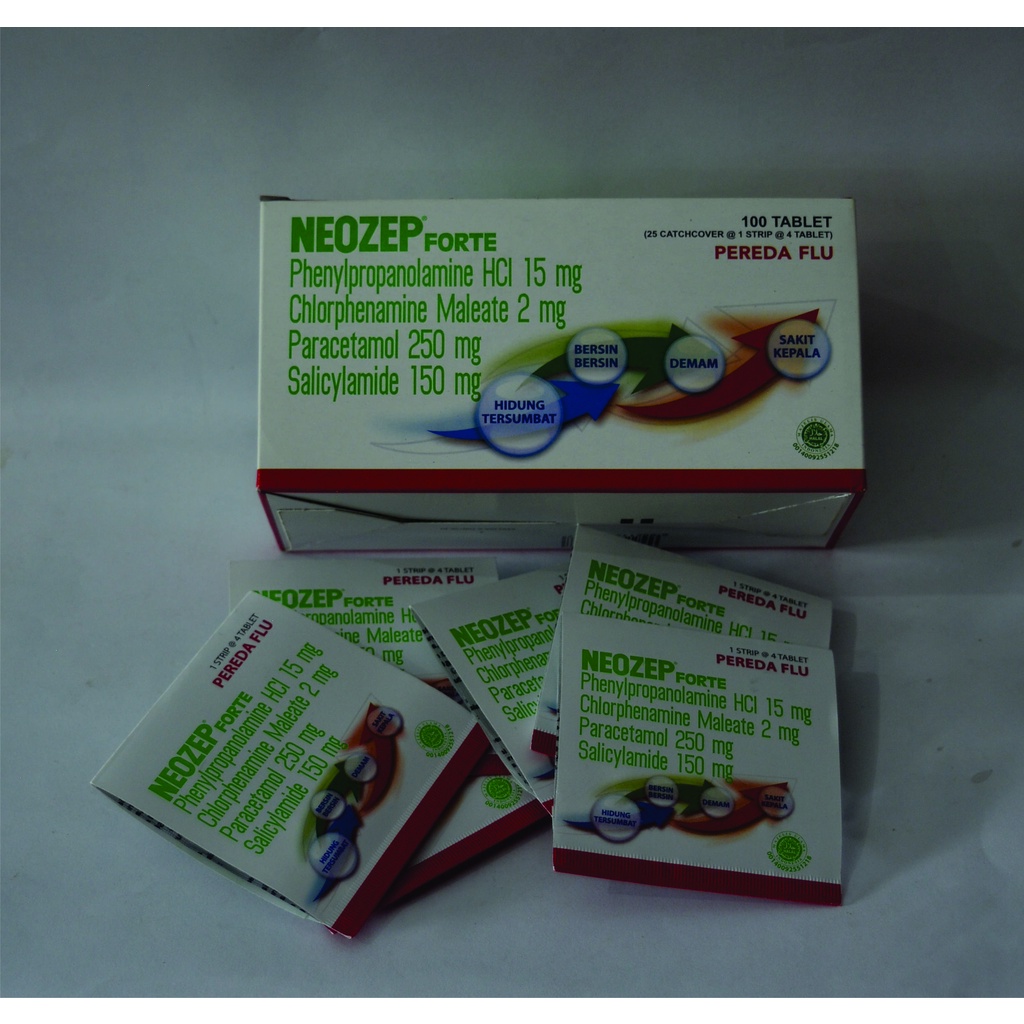 Jual Neozep Forte Tablet (Obat Flu, Demam dan Sakit Kepala) | Shopee ...