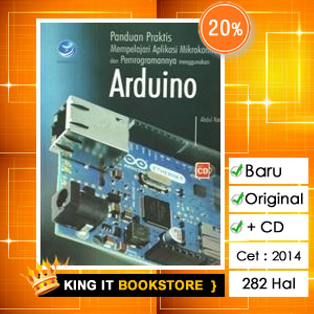 Jual Buku Arduino Panduan Praktis Mempelajari Aplikasi Mikrokontroler ...