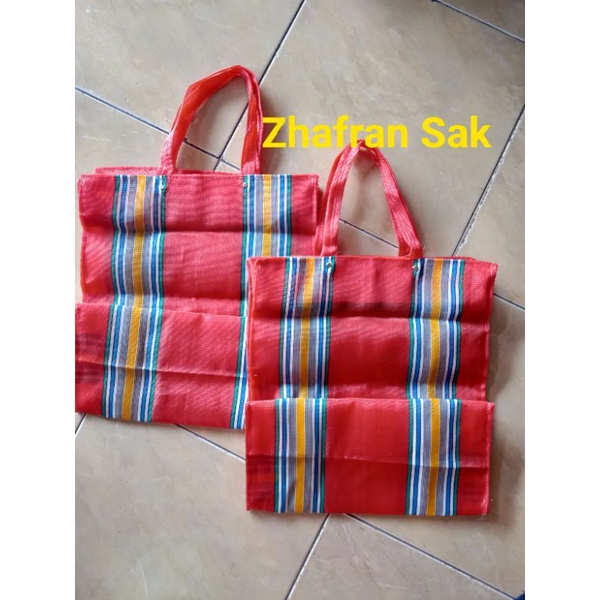Jual Tas Nilon/Tas Belanja Nilon/Tas belanja Jadul | Shopee Indonesia