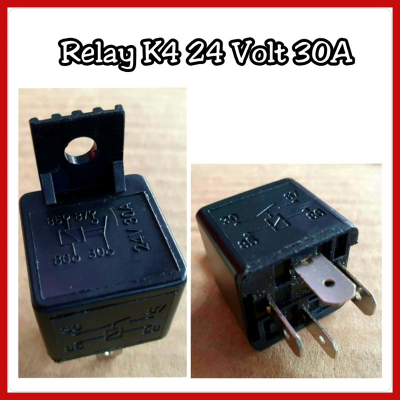 Jual Relay 4 Kaki 24Volt 30A | Shopee Indonesia
