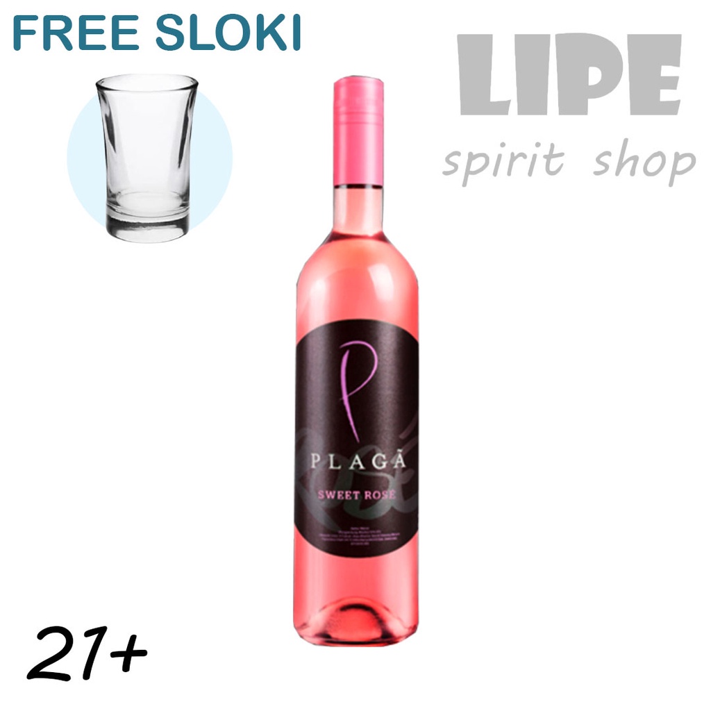 Jual Plaga Sweet Rose Wine Original Shopee Indonesia