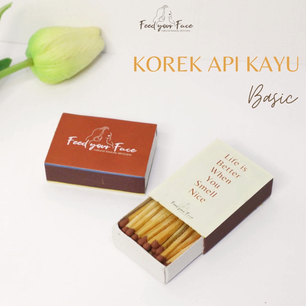 Jual KOREK API KAYU BASIC BY SADAYSHE AESTHETIC PEMANTIK KAYU MATCHES MATCHSTICKS Shopee Indonesia