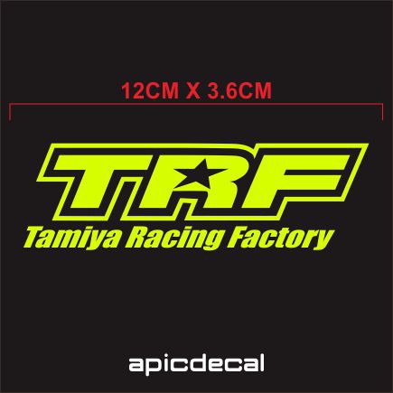 Jual Sticker TRF Tamiya Racing Factory | Shopee Indonesia