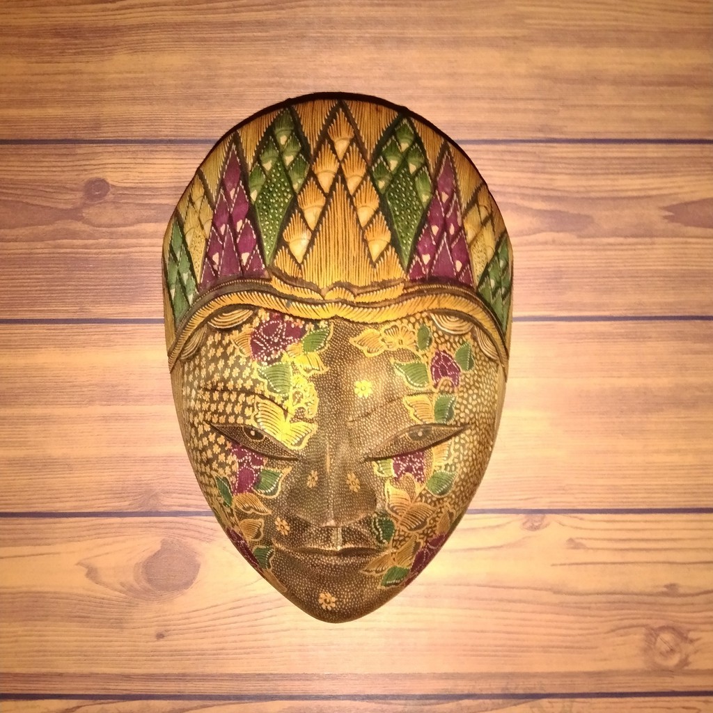 Jual TOPENG KAYU BATIK 292212 | Shopee Indonesia