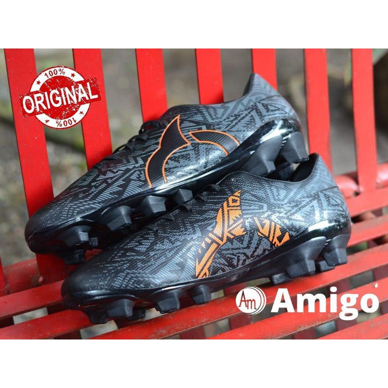 Jual Sepatu Bola Murah Terjangkau Ortuseight Volt FG Pine Black