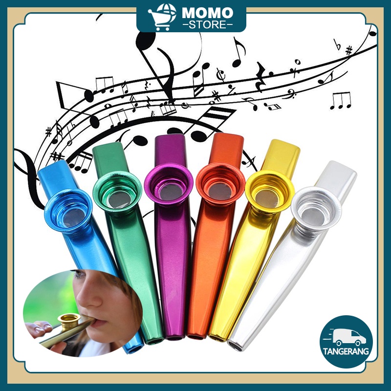 Jual 丨12CM丨Kazoo Metal / Kazoo Flute Untuk Pemula Shopee Indonesia