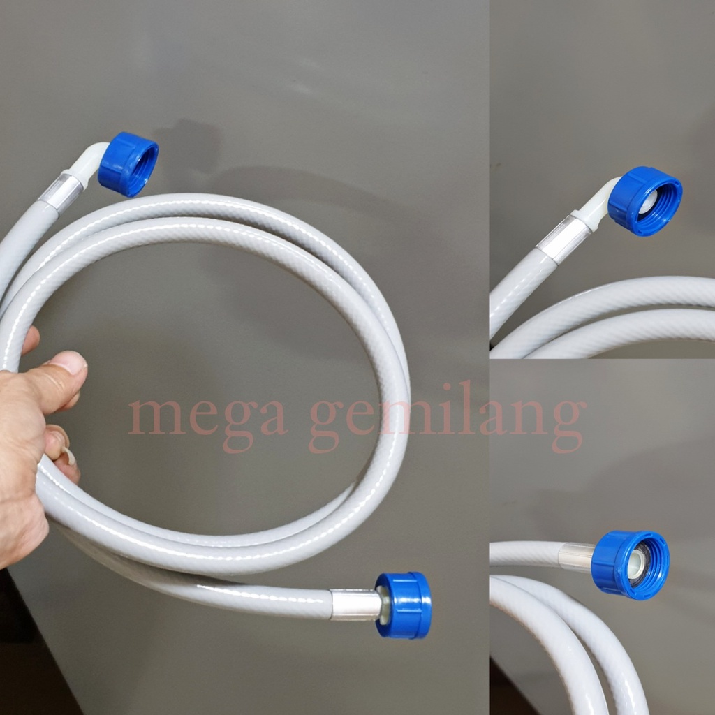 Jual Selang Mesin Cuci Selang Inlet Drat To Drat Abuabu Shopee Indonesia