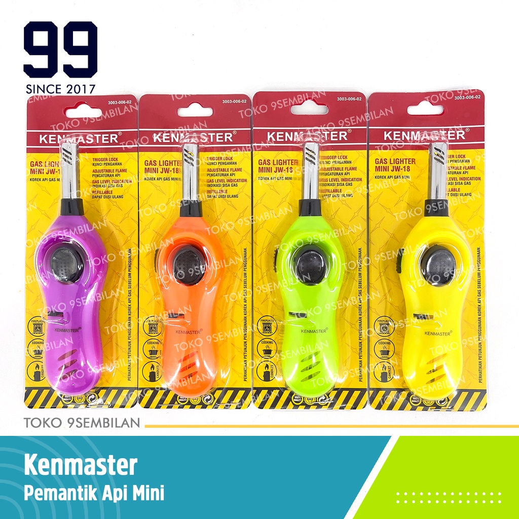 Jual Kenmaster Gas Lighter Mini - Korek Api Pemantik Kompor | Shopee ...