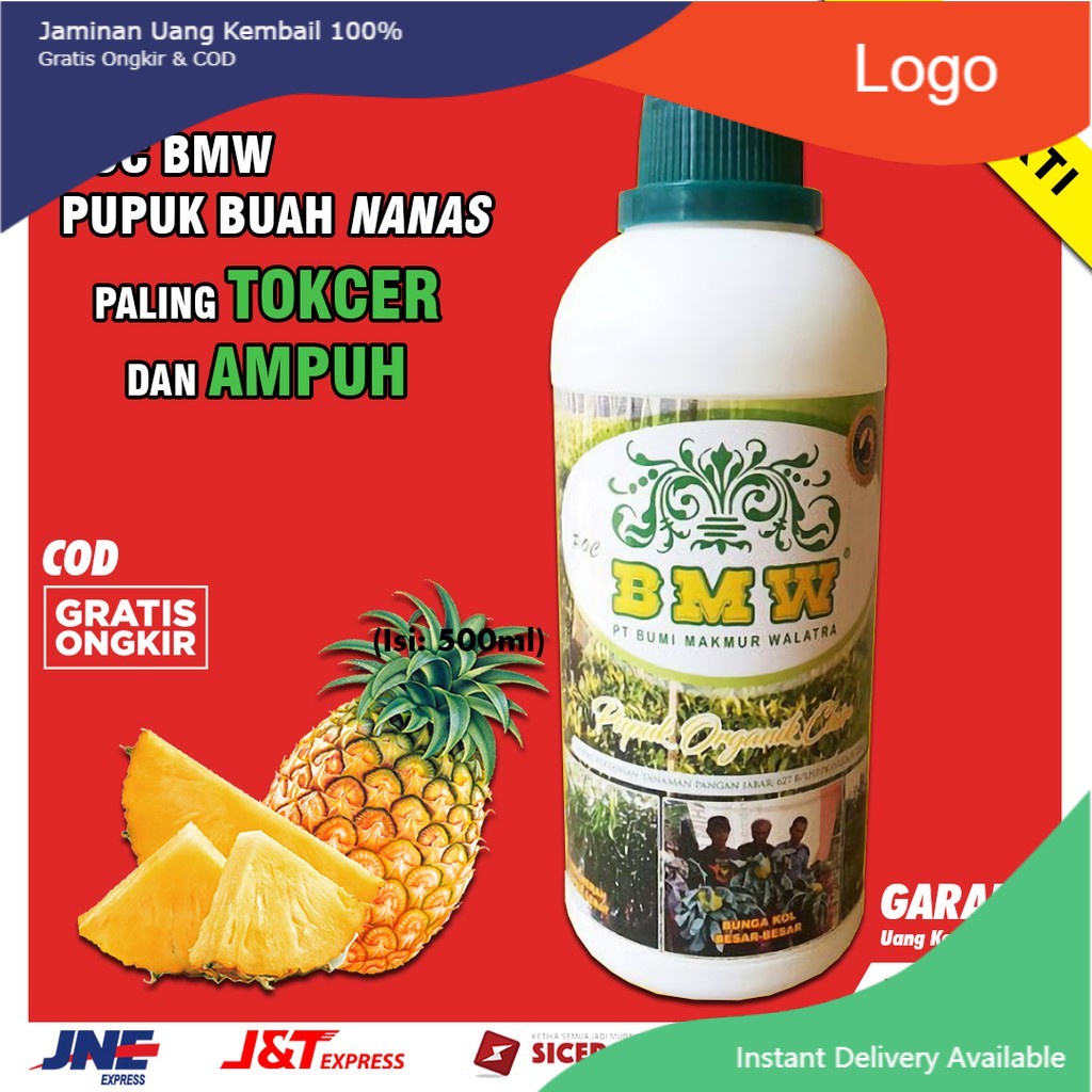 Jual Pupuk Organik Cair Tanaman Perangsang Buah Nanas Poc Bmw Shopee