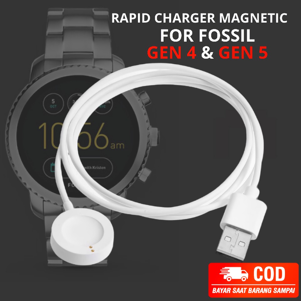 Jual Charging Dock Fossil Smartwatch Gen 4 Gen 5 Rapid Charger