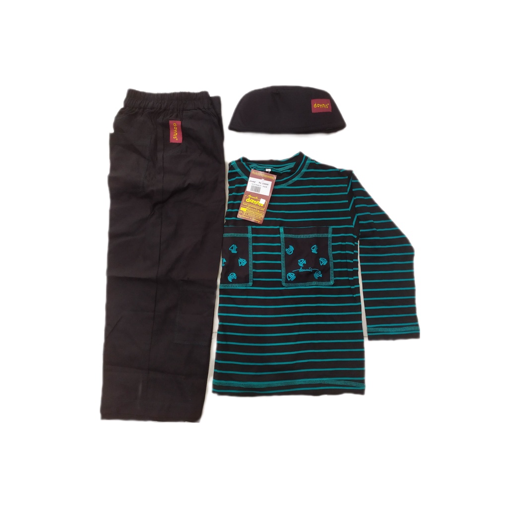 Jual Baju Muslim Anak Dannis Lakilaki Ukuran 9 untuk umur +/ 10 tahun