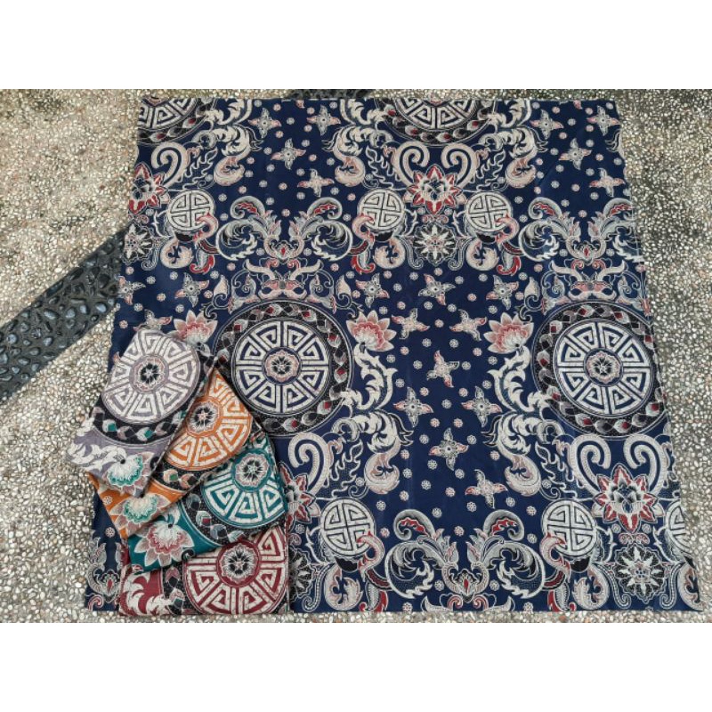 Jual kain batik motif roda batik motif China hmt | Shopee Indonesia